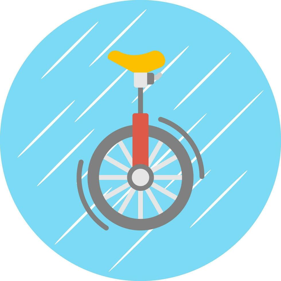 Unicycle Vector Icon Design