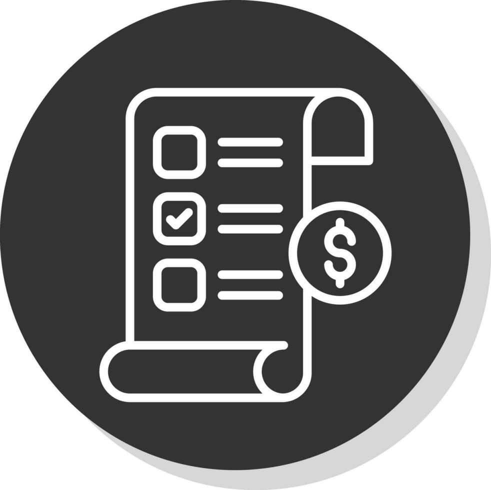 Invoice Vector Icon Design