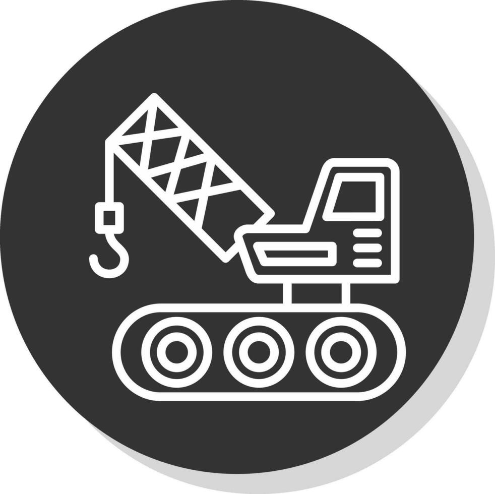 Crane Vector Icon Design