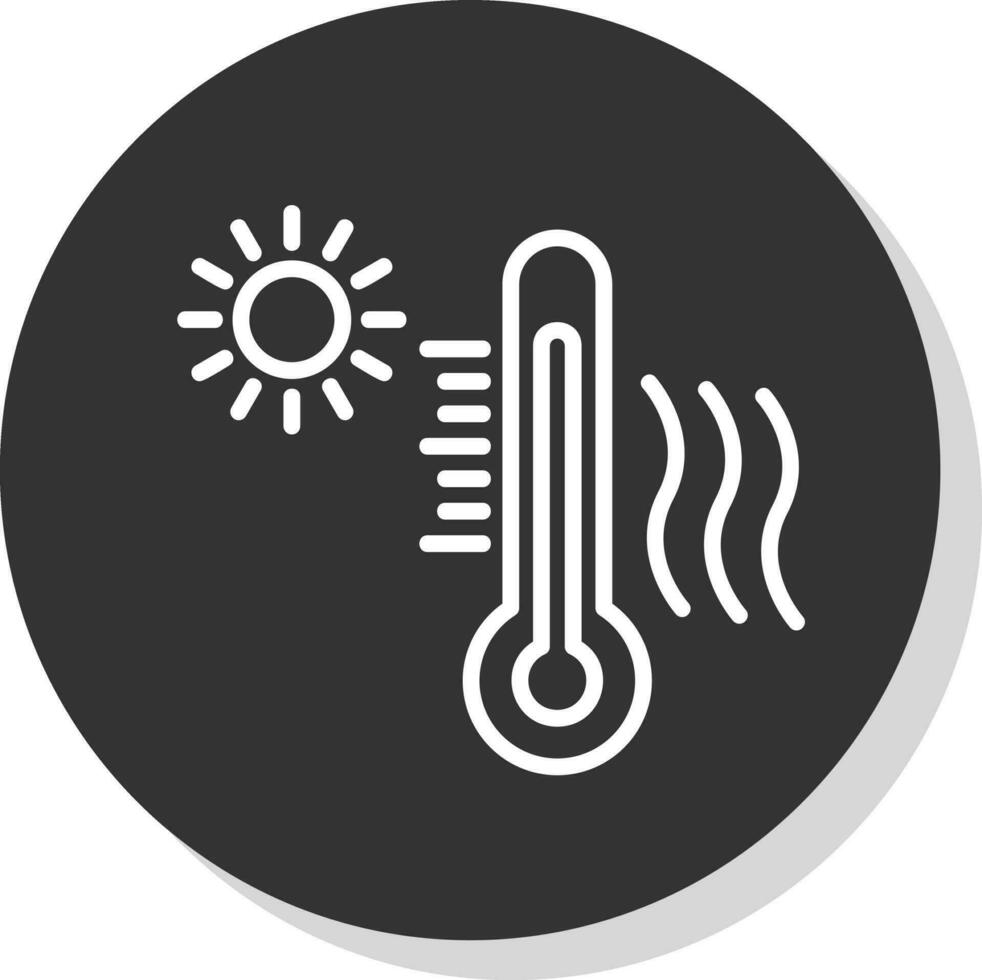 Heat wave Vector Icon Design