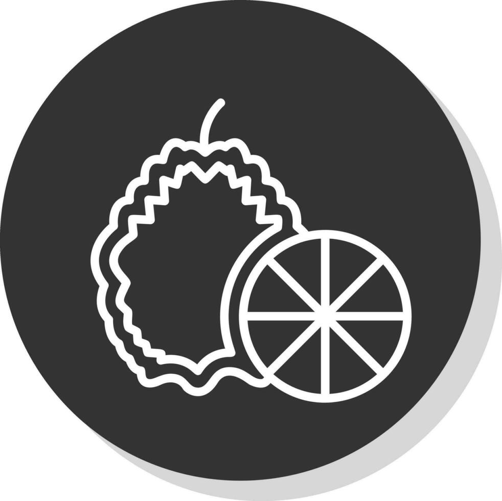 Kaffir lime Vector Icon Design