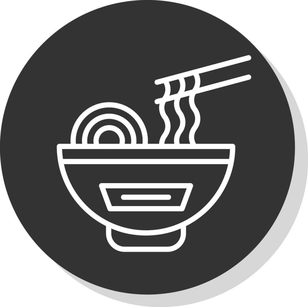 Noodles Vector Icon Design