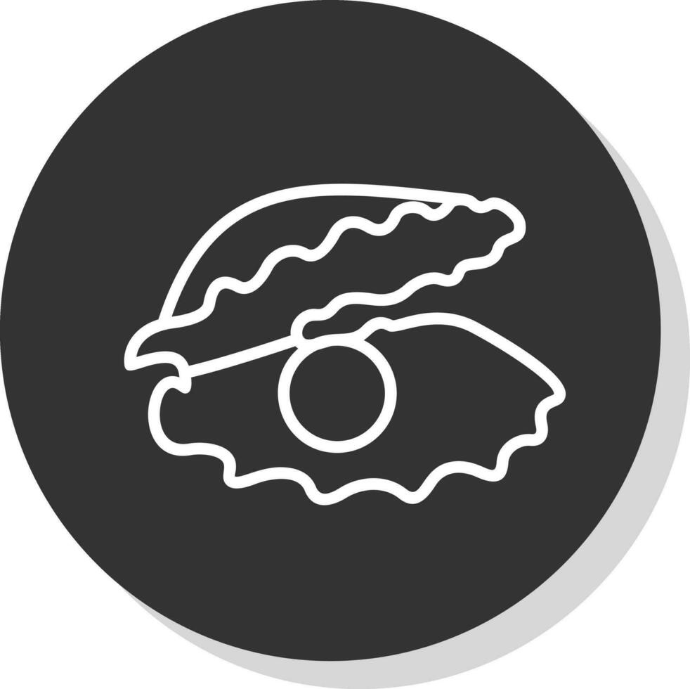 Oyster Vector Icon Design
