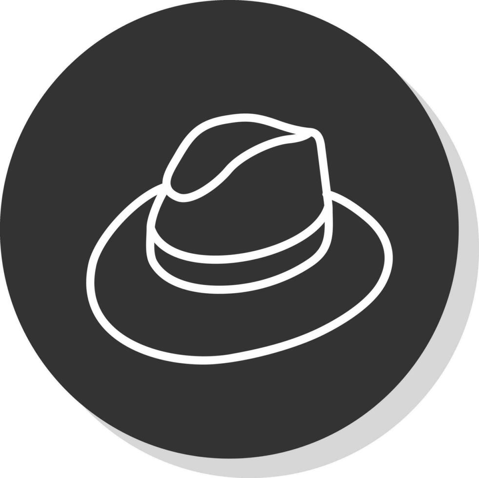 diseño de icono de vector de sombrero