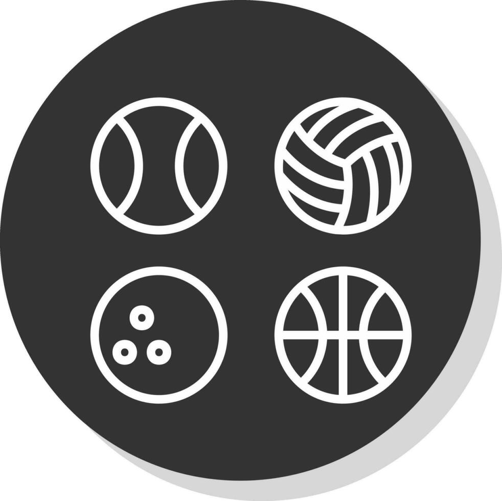 pelotas vector icono diseño