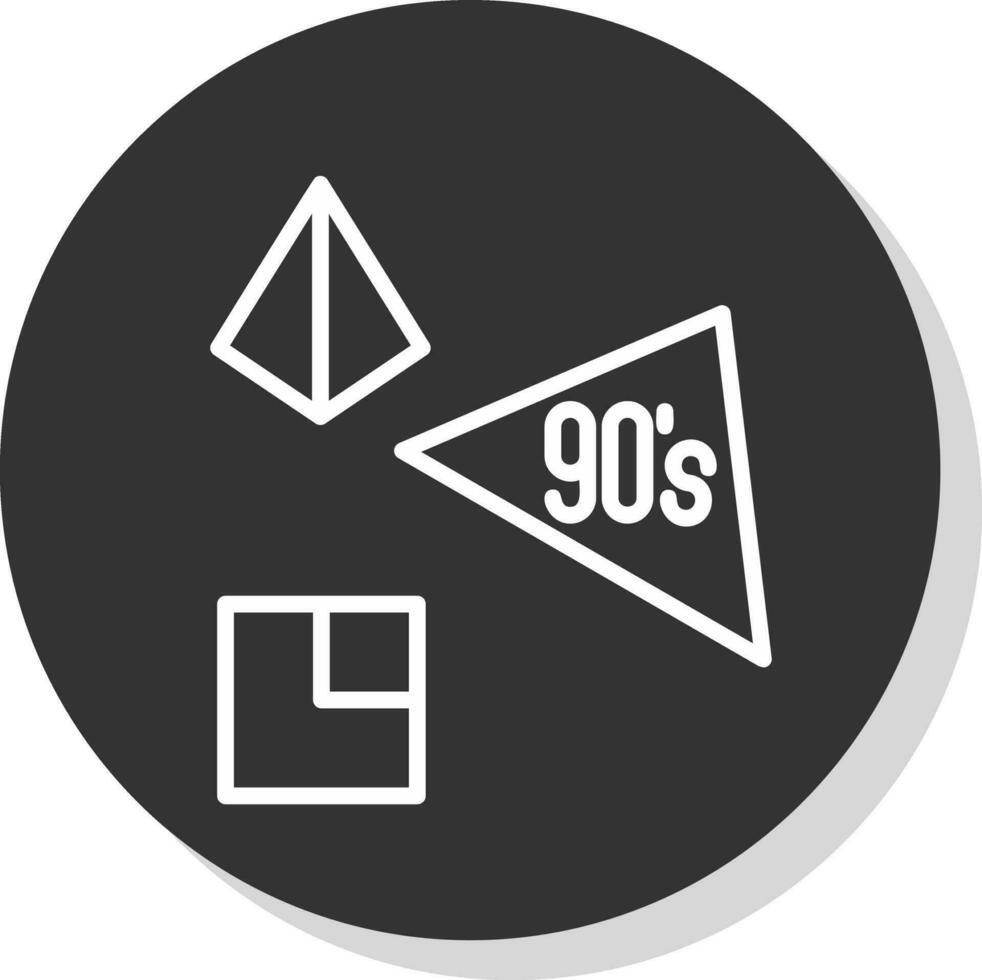 90s vector icono diseño