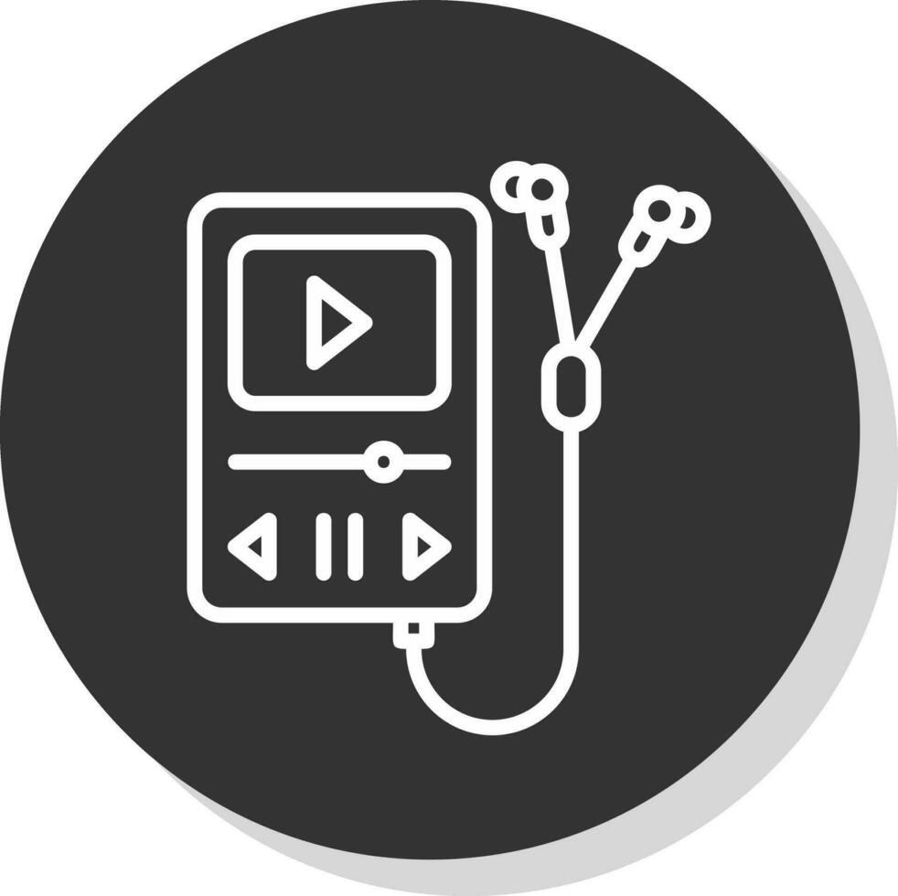 Walkman Vector Icon Design