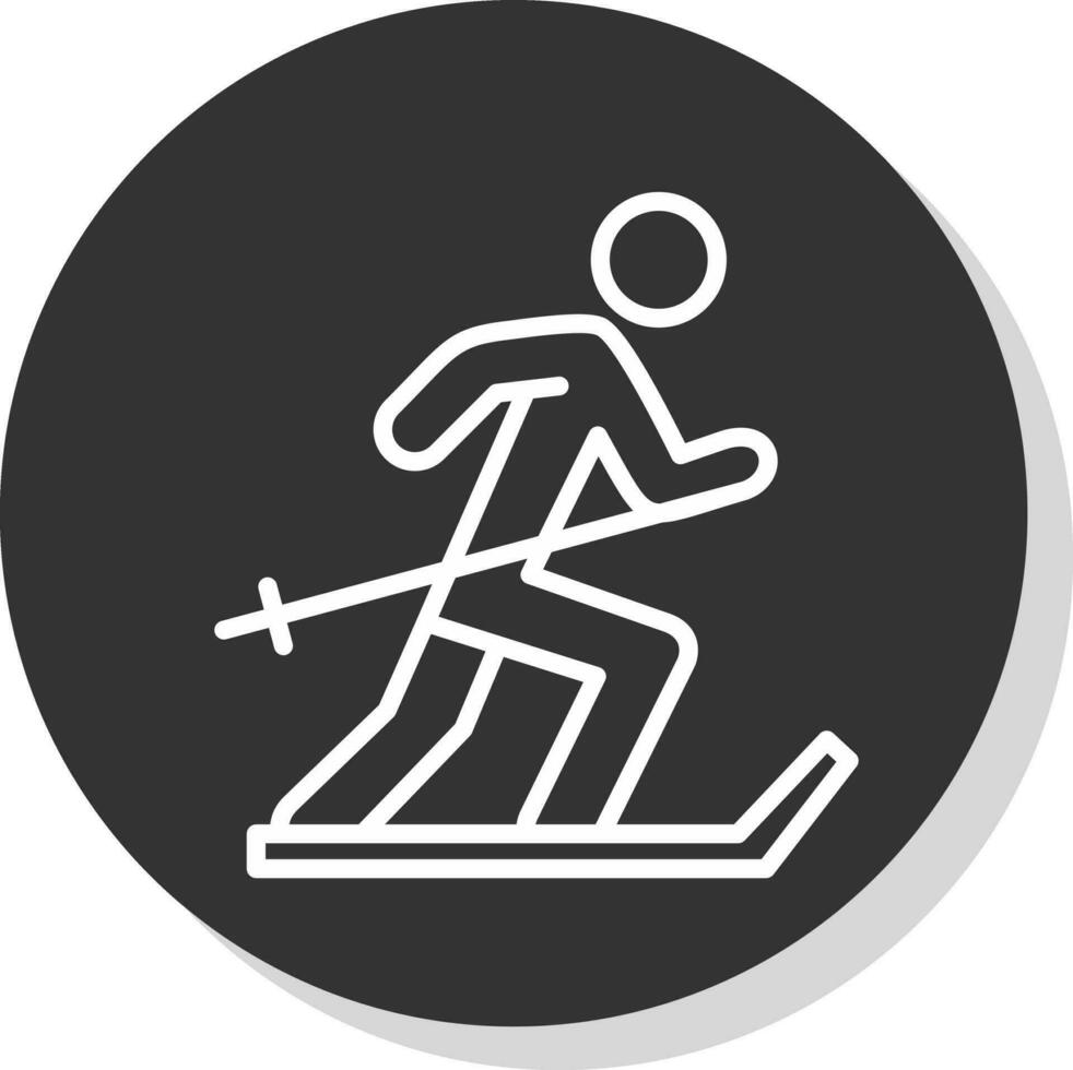 Ski Vector Icon Design