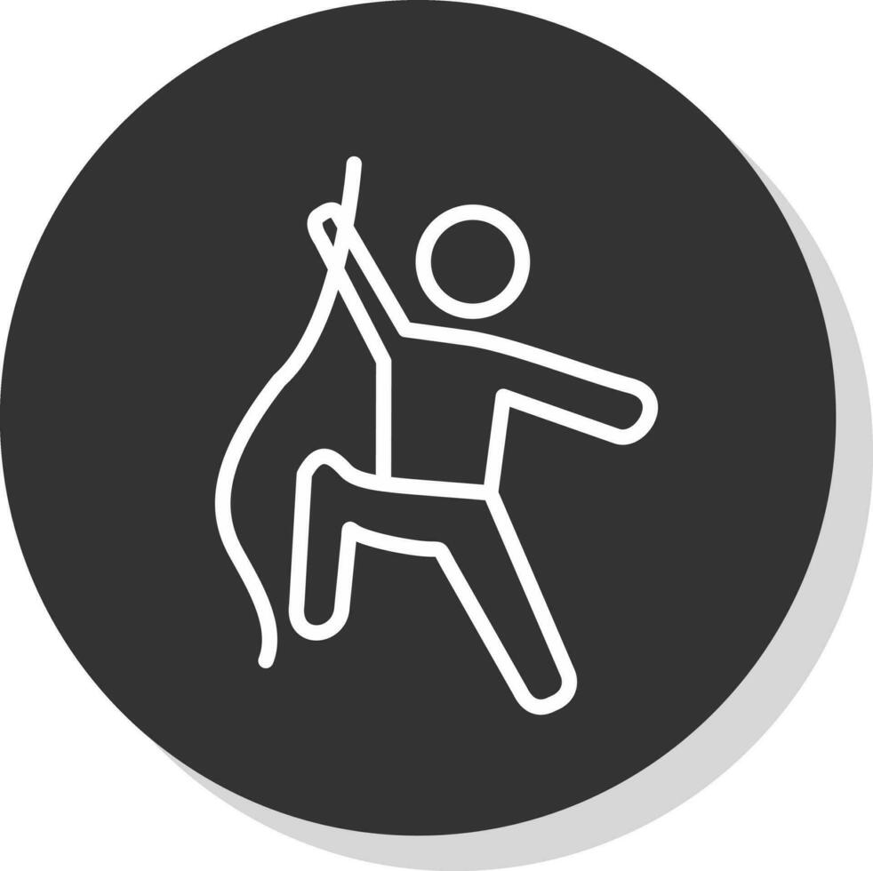 Climbing Vector Icon Design