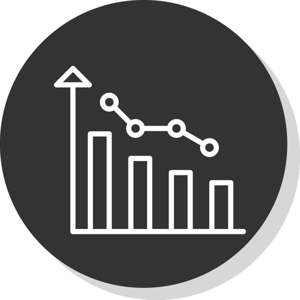 Graph Vector Icon Design