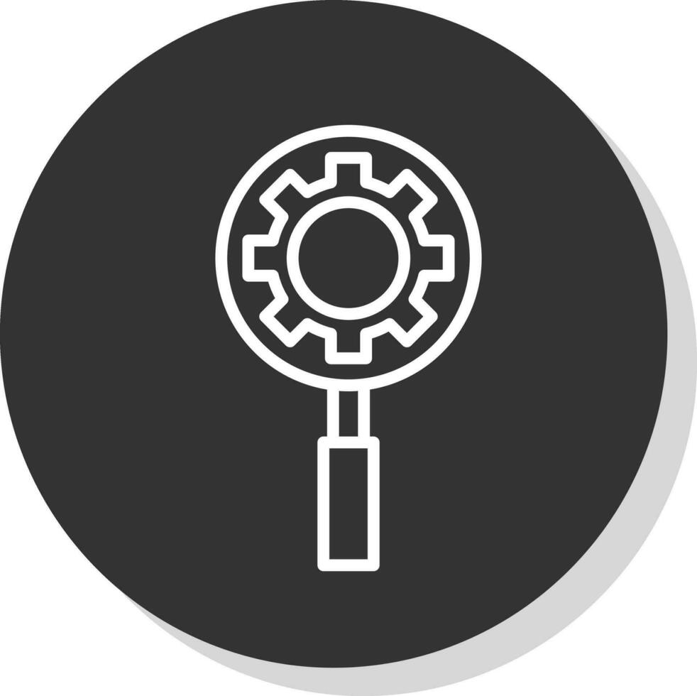 Magnifying glass Vector Icon Design