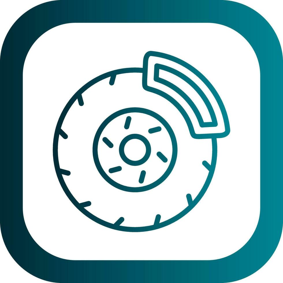 Brake disc Vector Icon Design