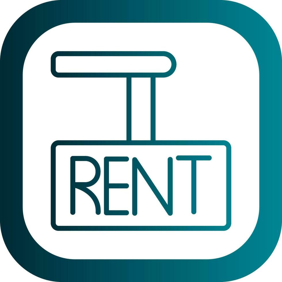 Rent Vector Icon Design