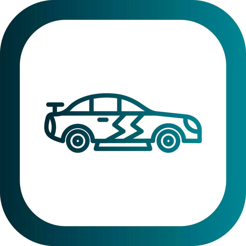 Sport car Vector Icon Design