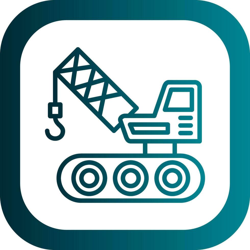 Crane Vector Icon Design