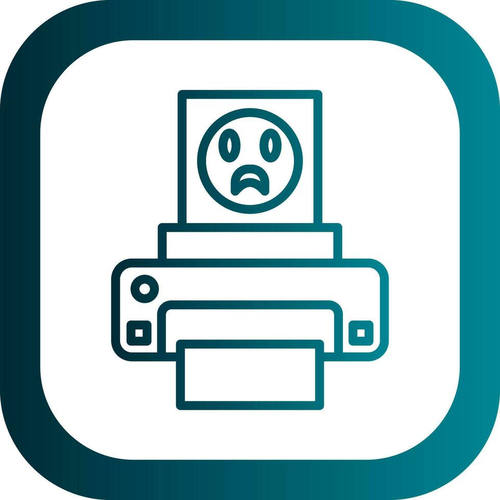 Photo print Vector Icon Design