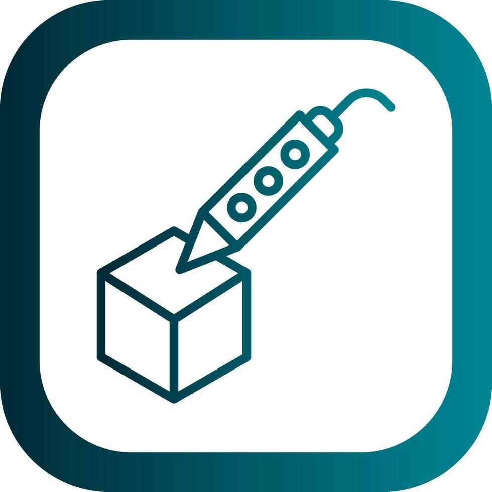 3d pen Vector Icon Design
