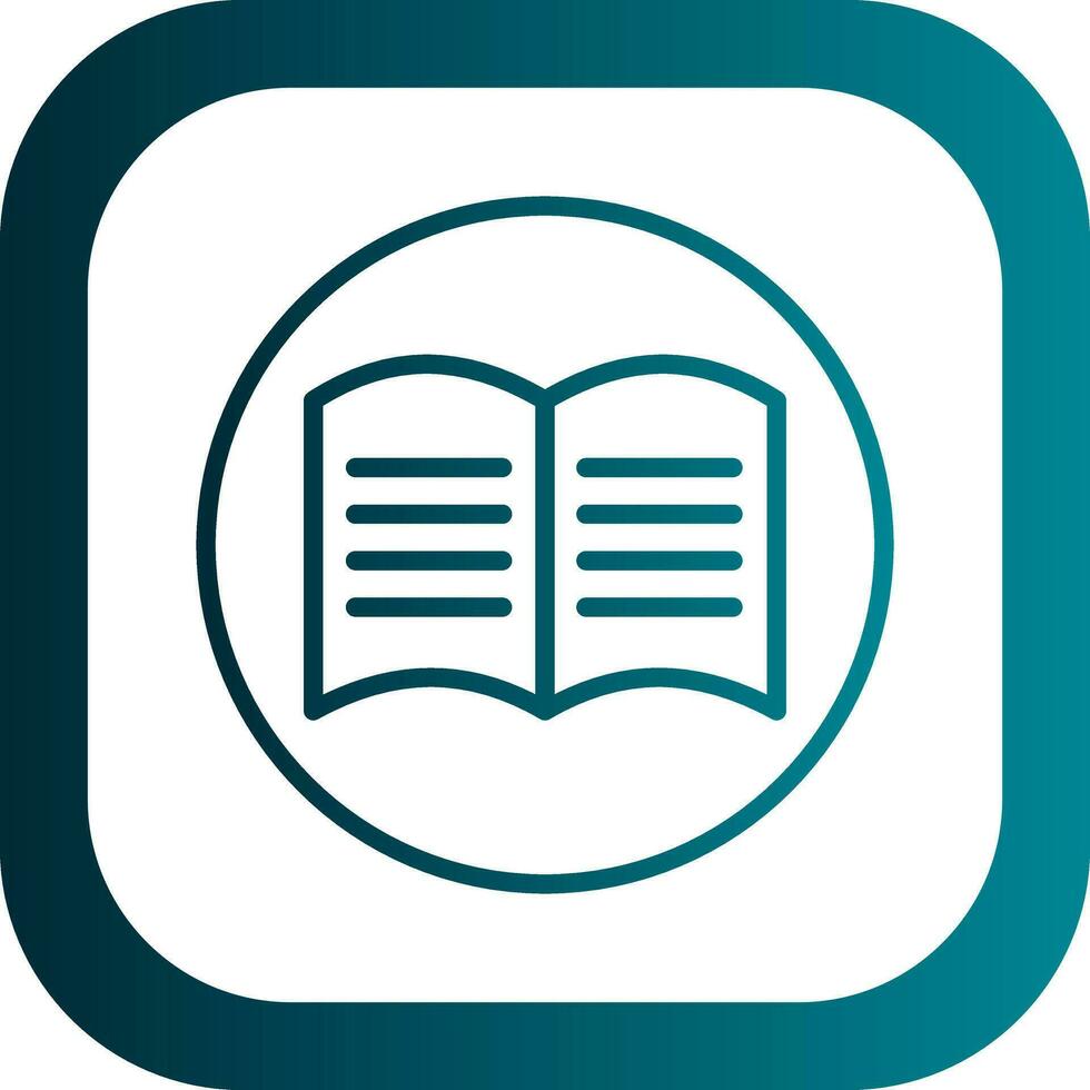 Manual book Vector Icon Design