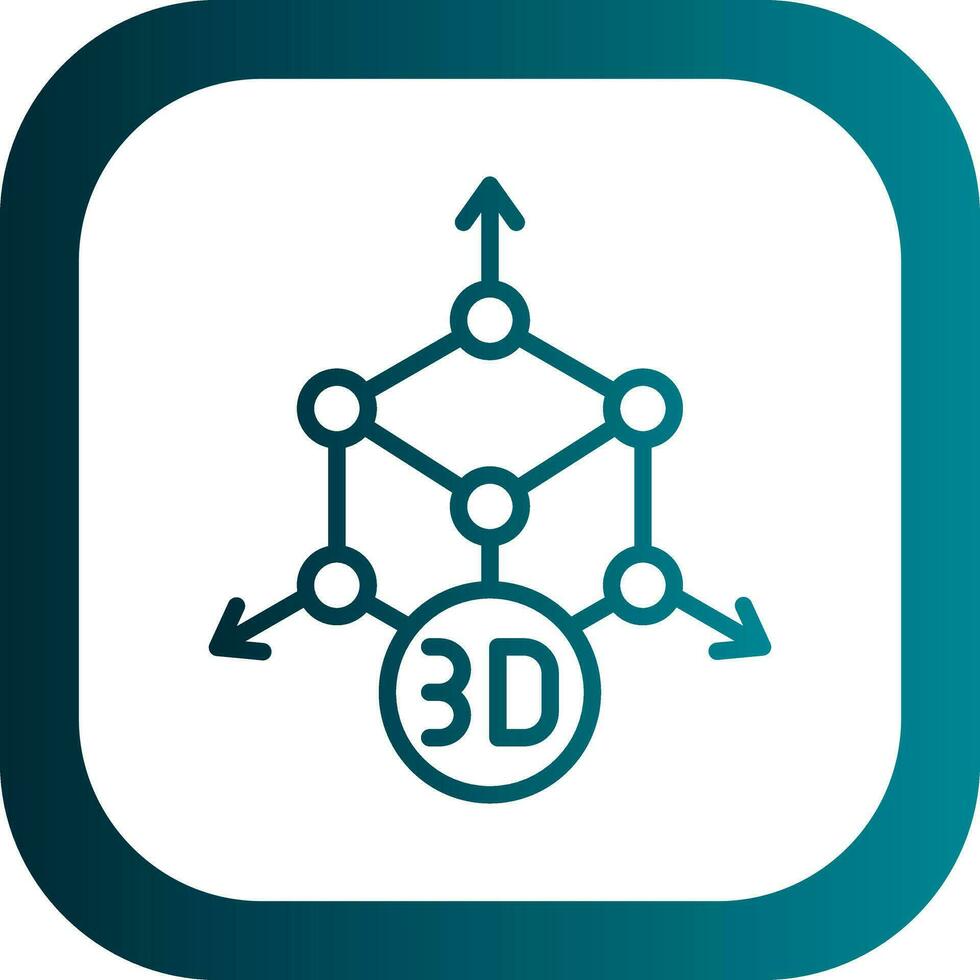 3d modeling Vector Icon Design