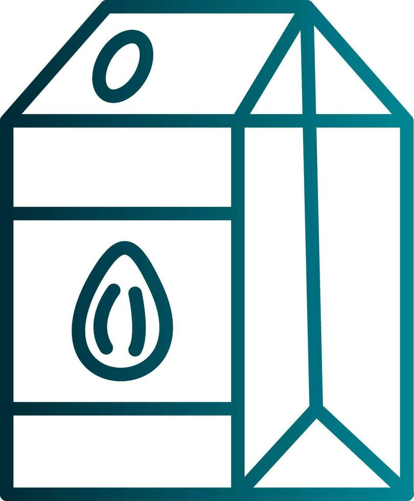 Almond milk Vector Icon Design