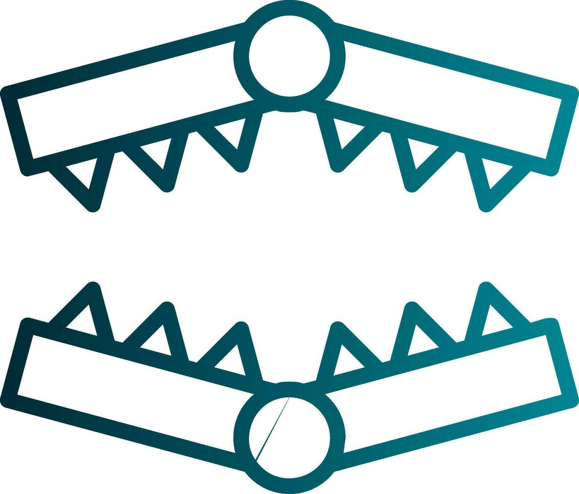 Bear trap Vector Icon Design