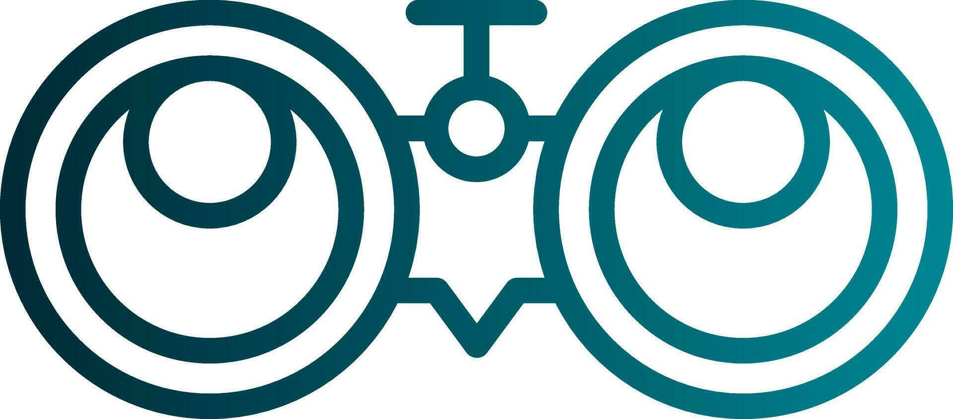 Binocular Vector Icon Design