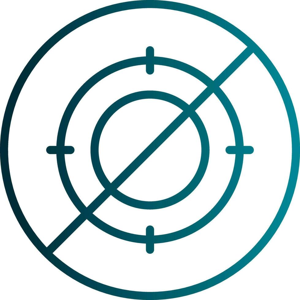 No hunt Vector Icon Design