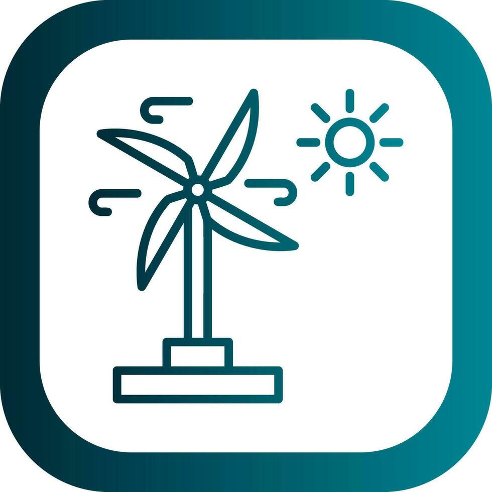 Wind energy Vector Icon Design