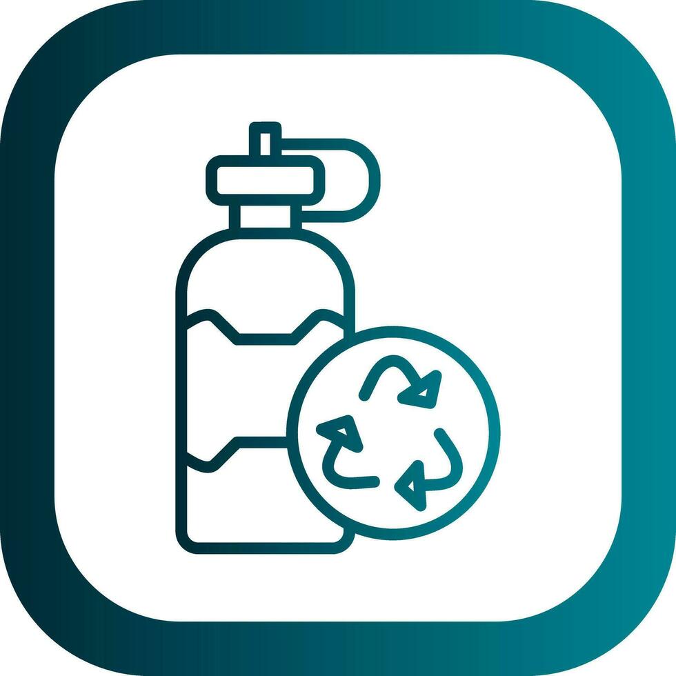 Reusable bottle Vector Icon Design