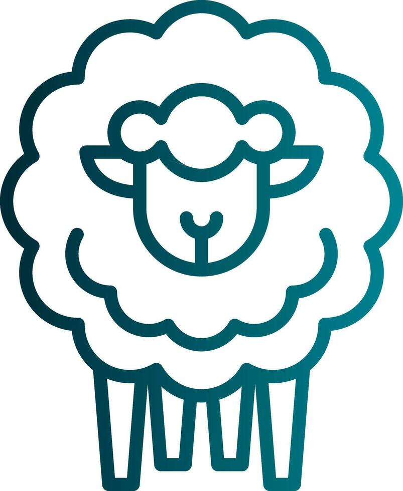 Sheep Vector Icon Design