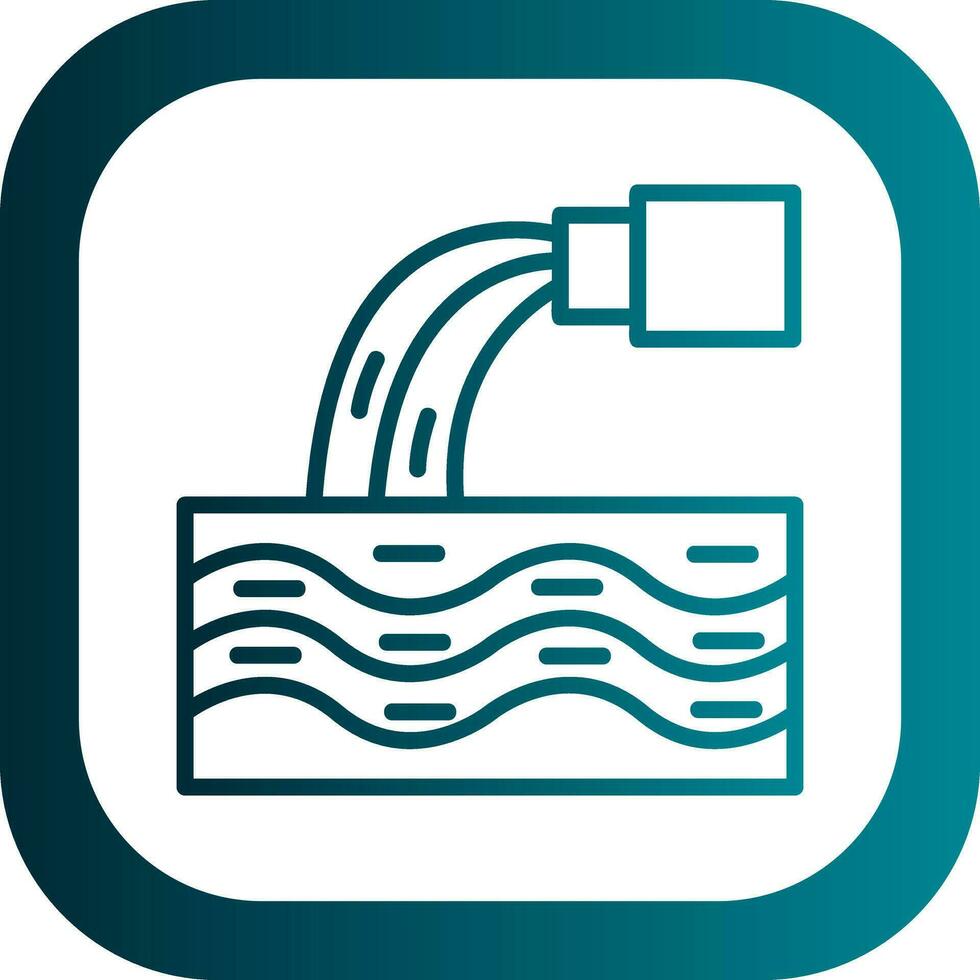 Waste water Vector Icon Design