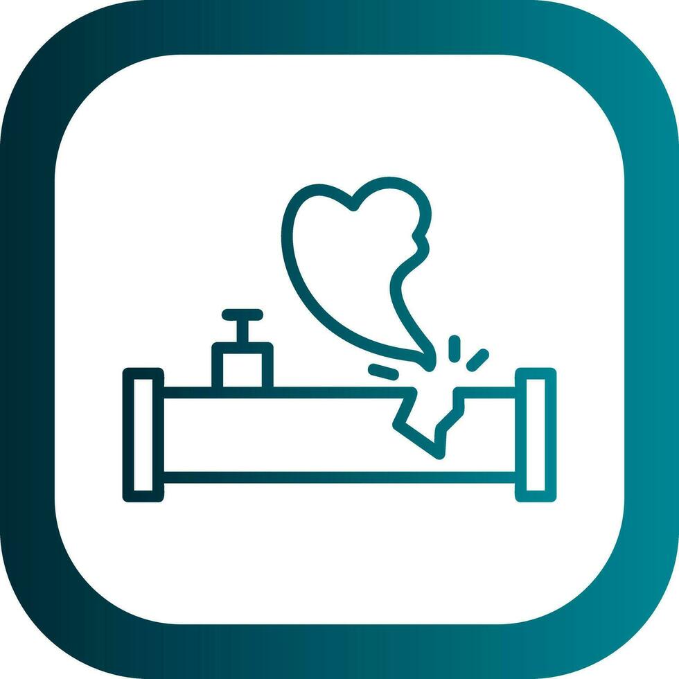 Gas leak Vector Icon Design