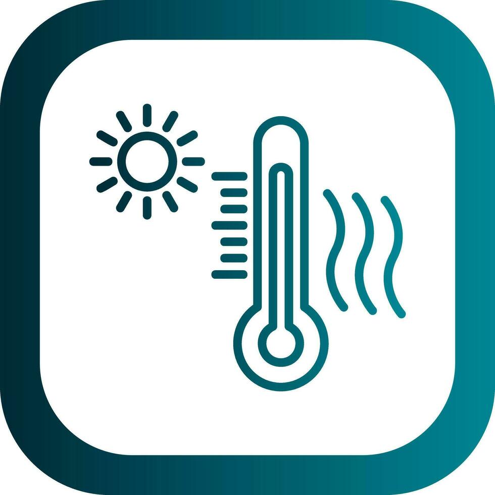 Heat wave Vector Icon Design