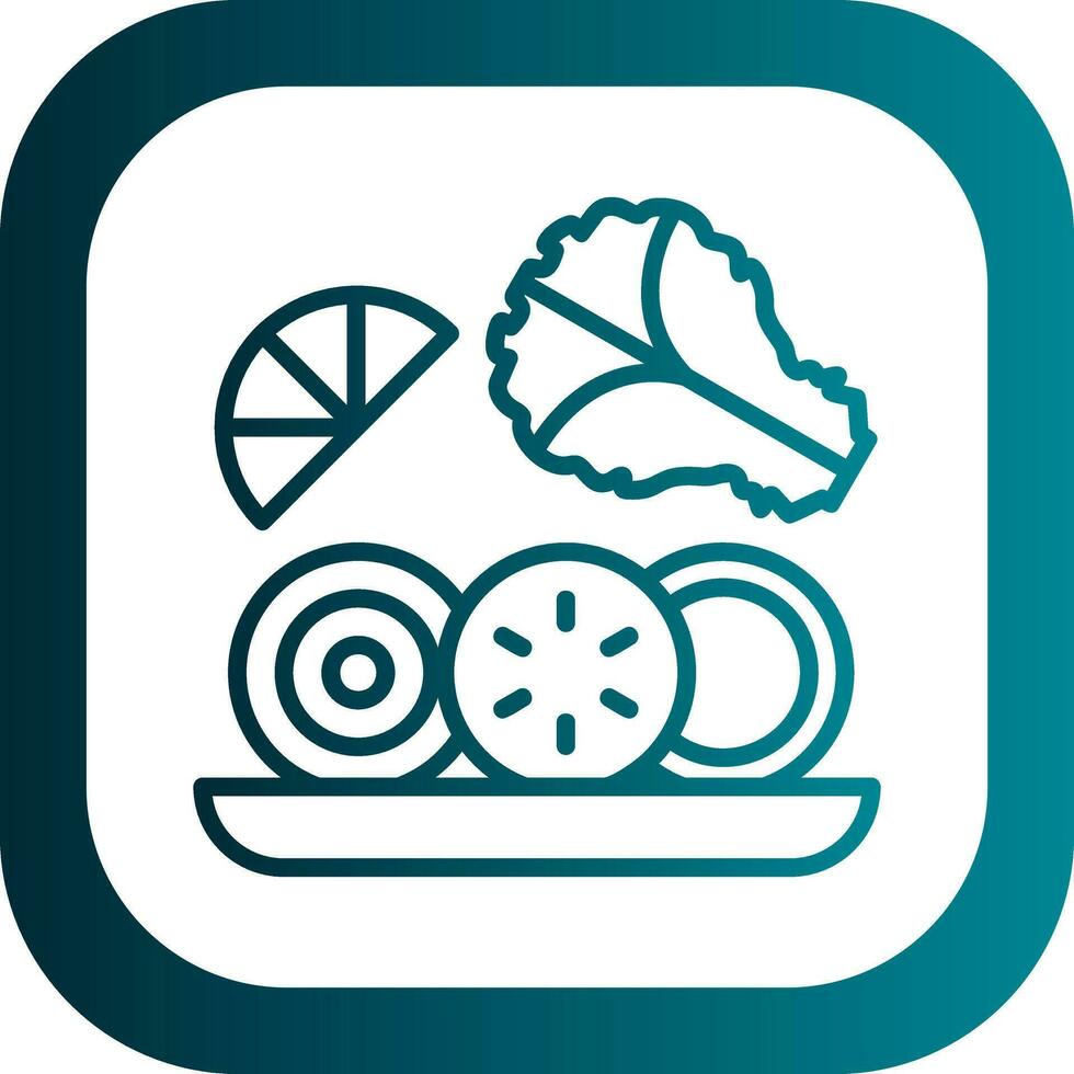 Salad Vector Icon Design