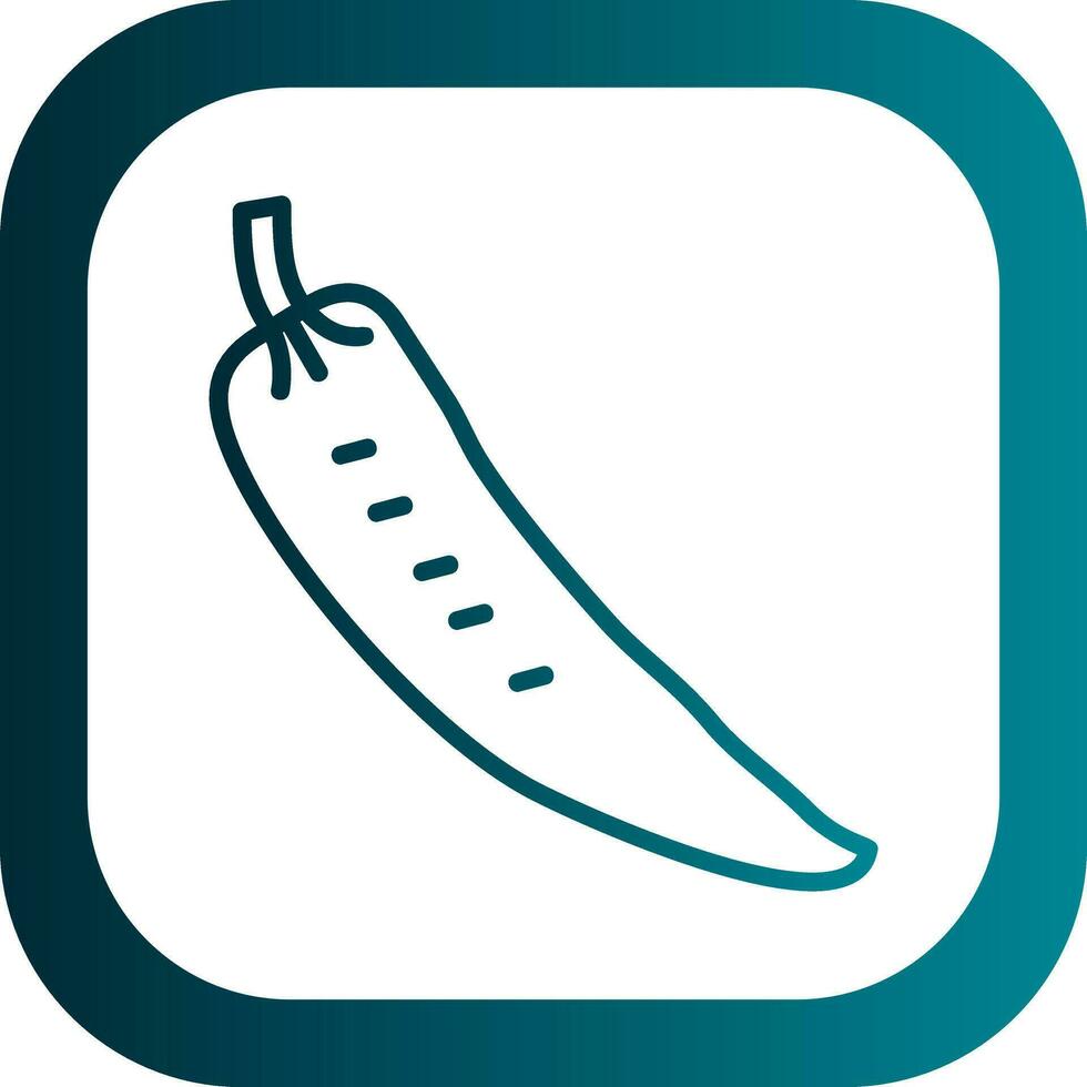 Chilli Vector Icon Design