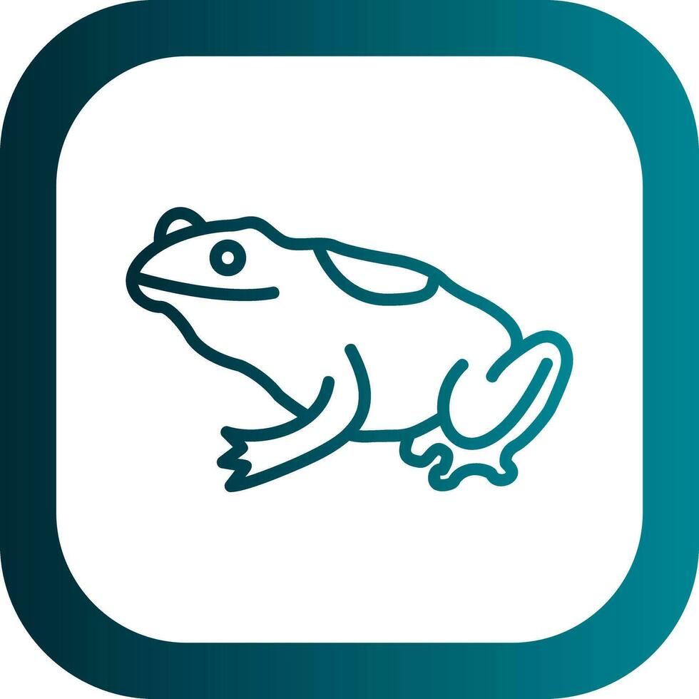 Frog Vector Icon Design