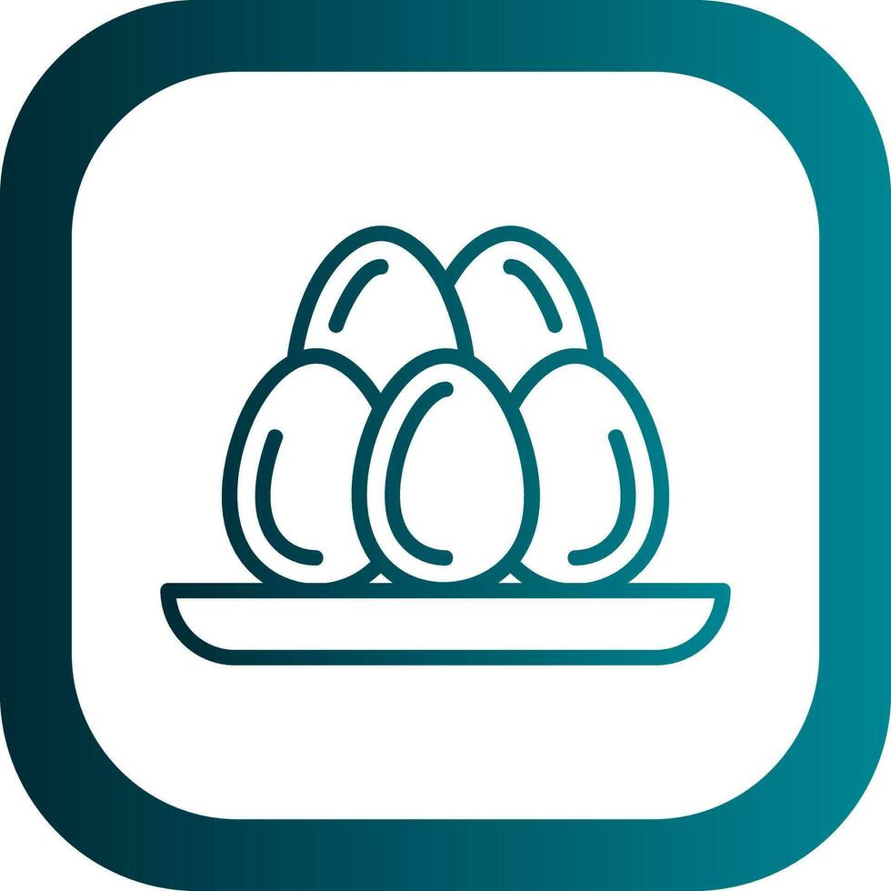 Eggs Vector Icon Design
