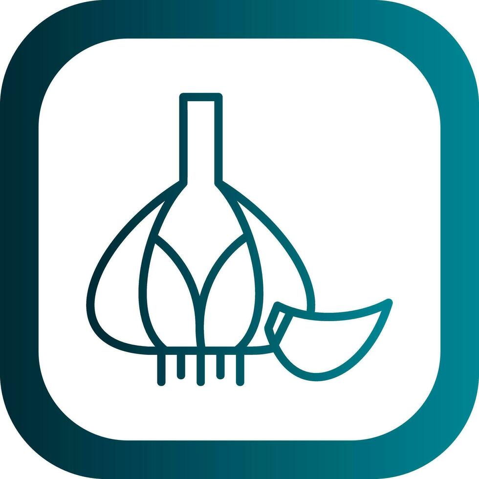 Garlic Vector Icon Design