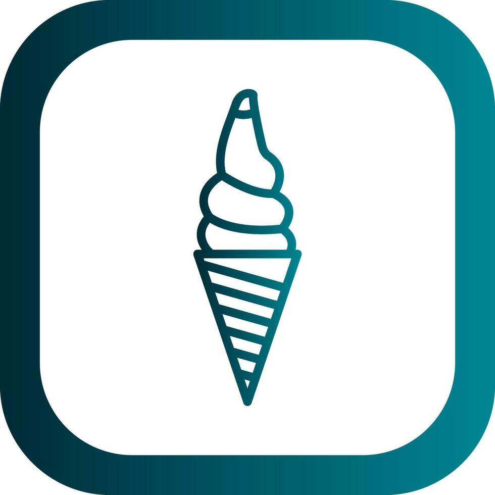 diseño de icono de vector de helado