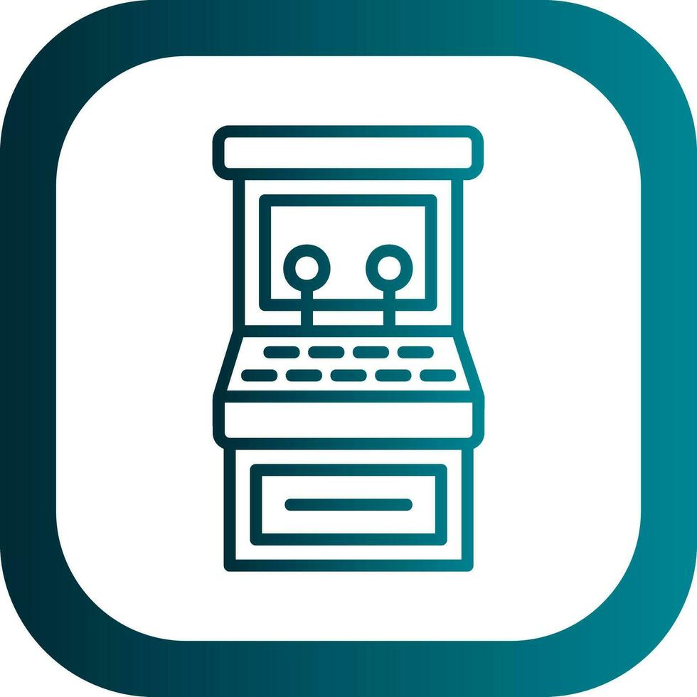 Arcade machine Vector Icon Design