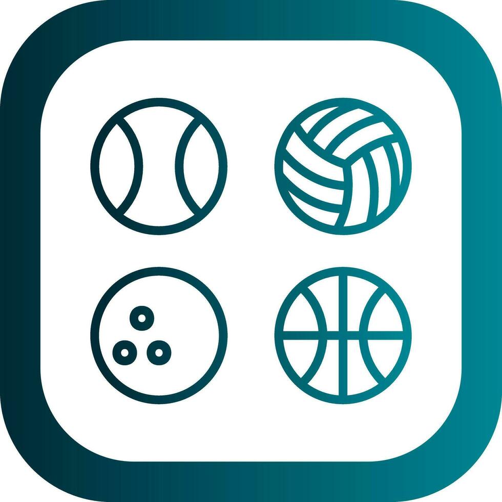 Balls Vector Icon Design