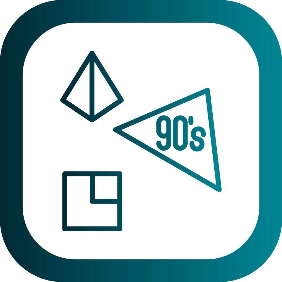 90s vector icono diseño