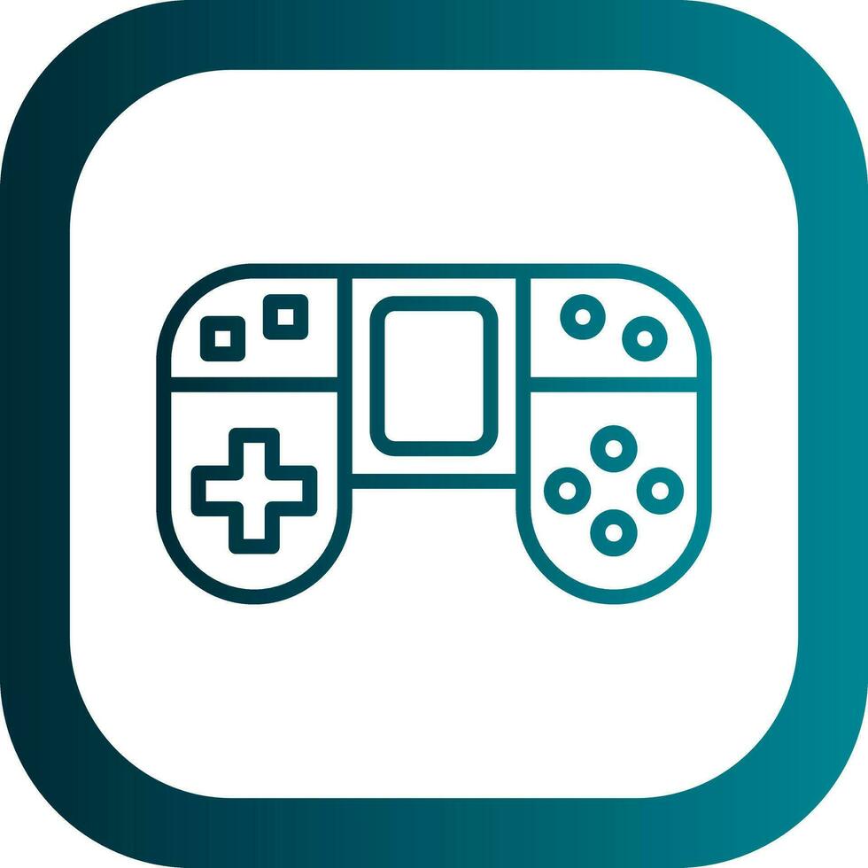 Portable console Vector Icon Design
