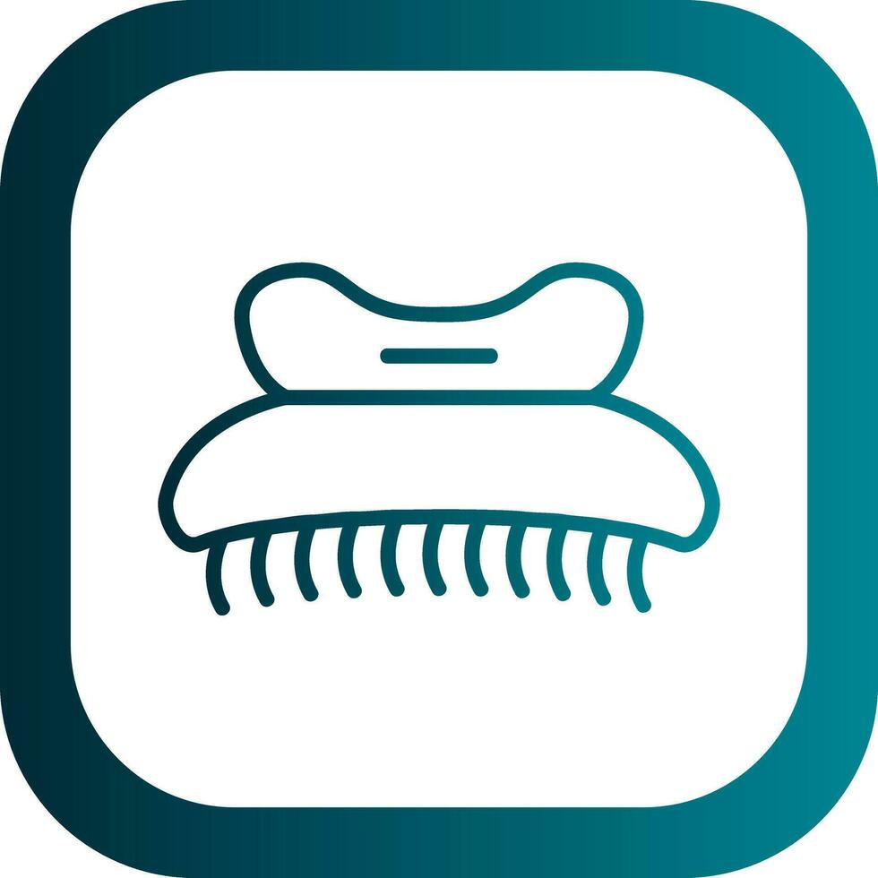 Hair clip Vector Icon Design