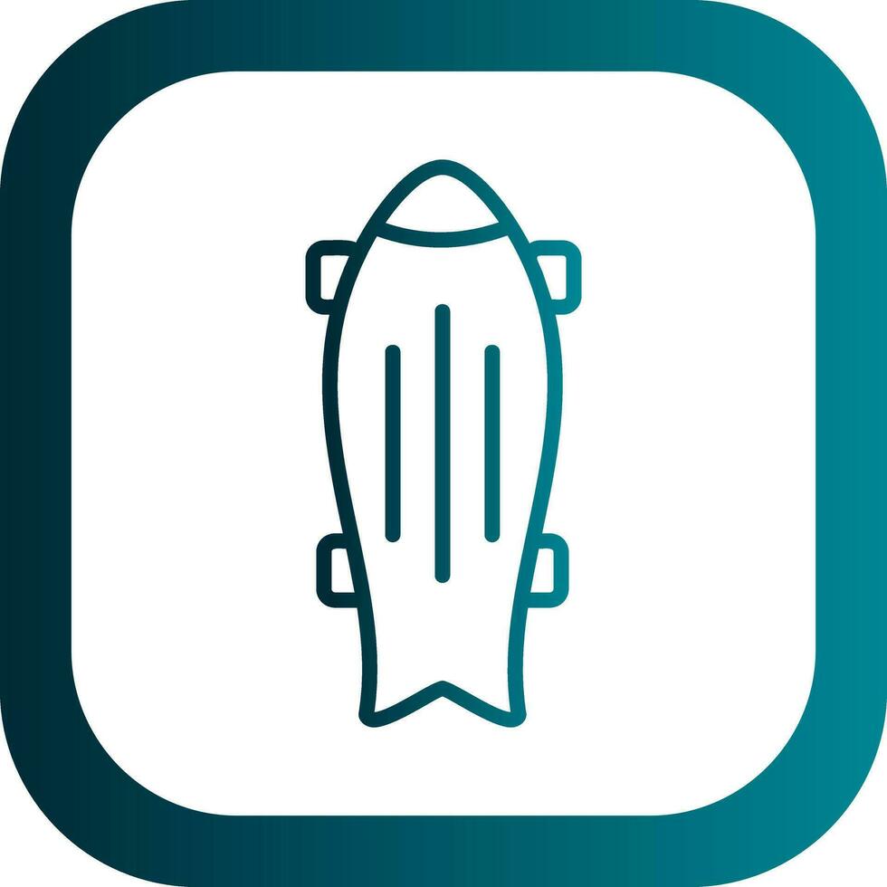 Skateboard Vector Icon Design