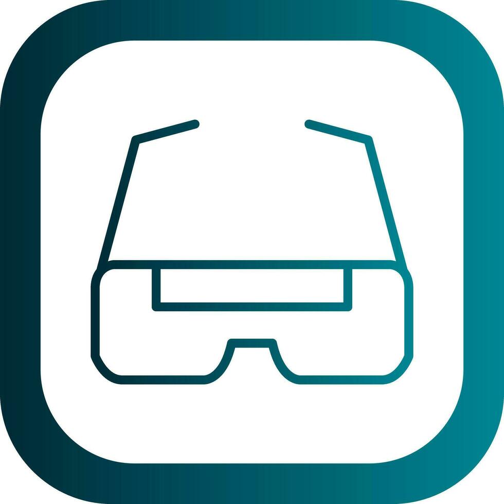 Goggles Vector Icon Design