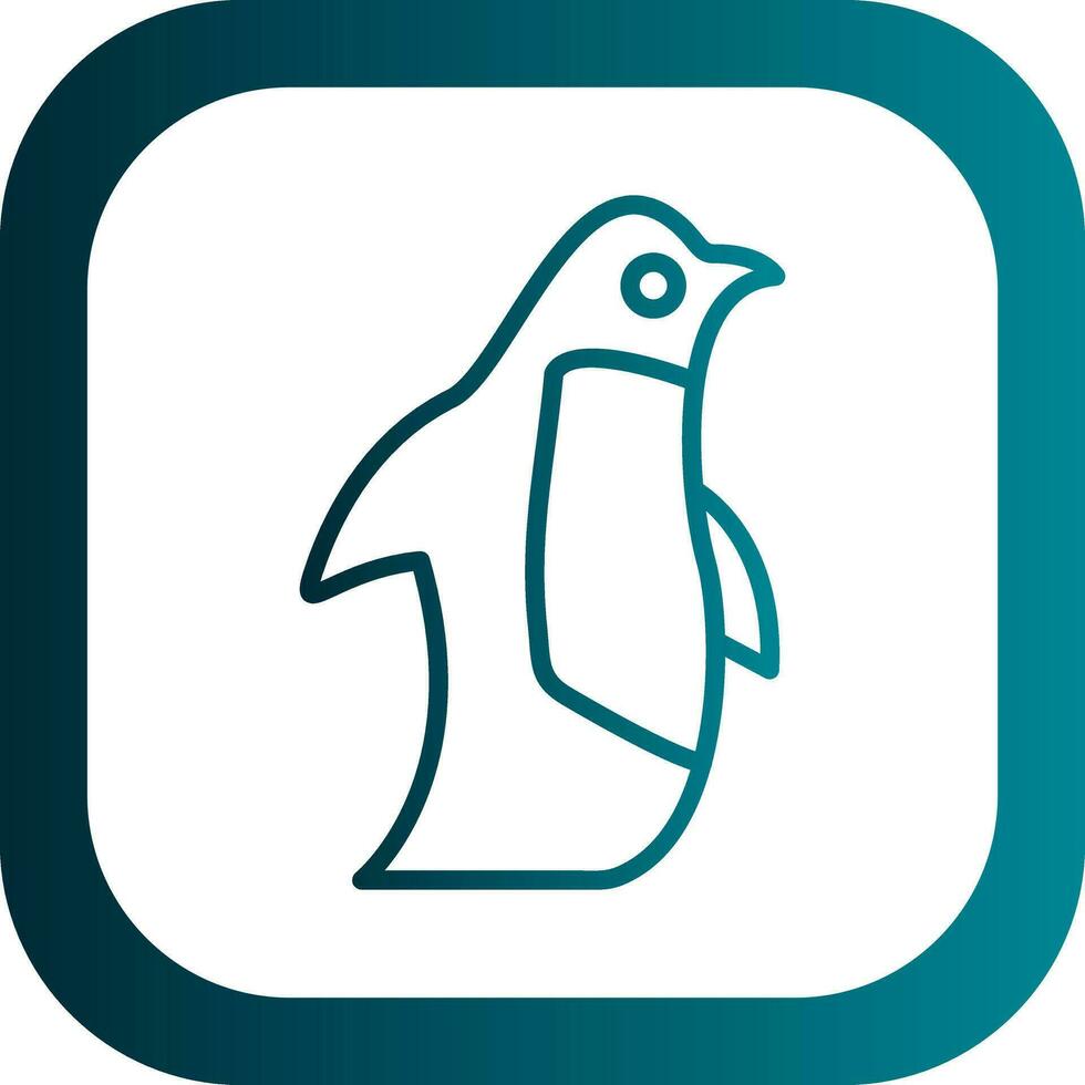 pingüino vector icono diseño