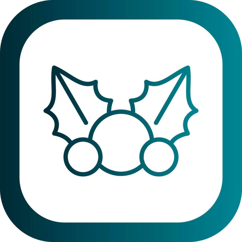 Mistletoe Vector Icon Design