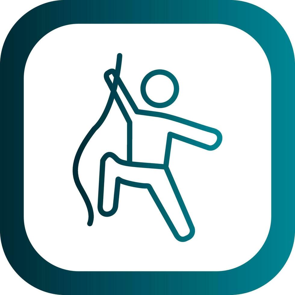 Climbing Vector Icon Design