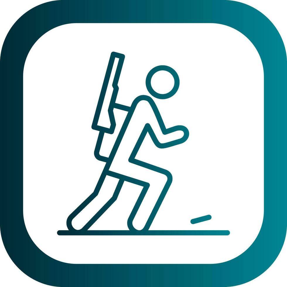 Biathlon Vector Icon Design